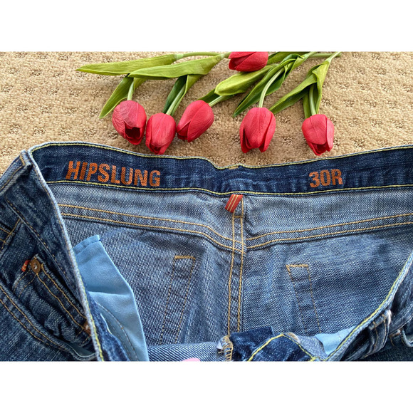 Womens Straight Leg Jeans 30 x 32 Blue Deconstructed by J Crew - Picture 7 of 15